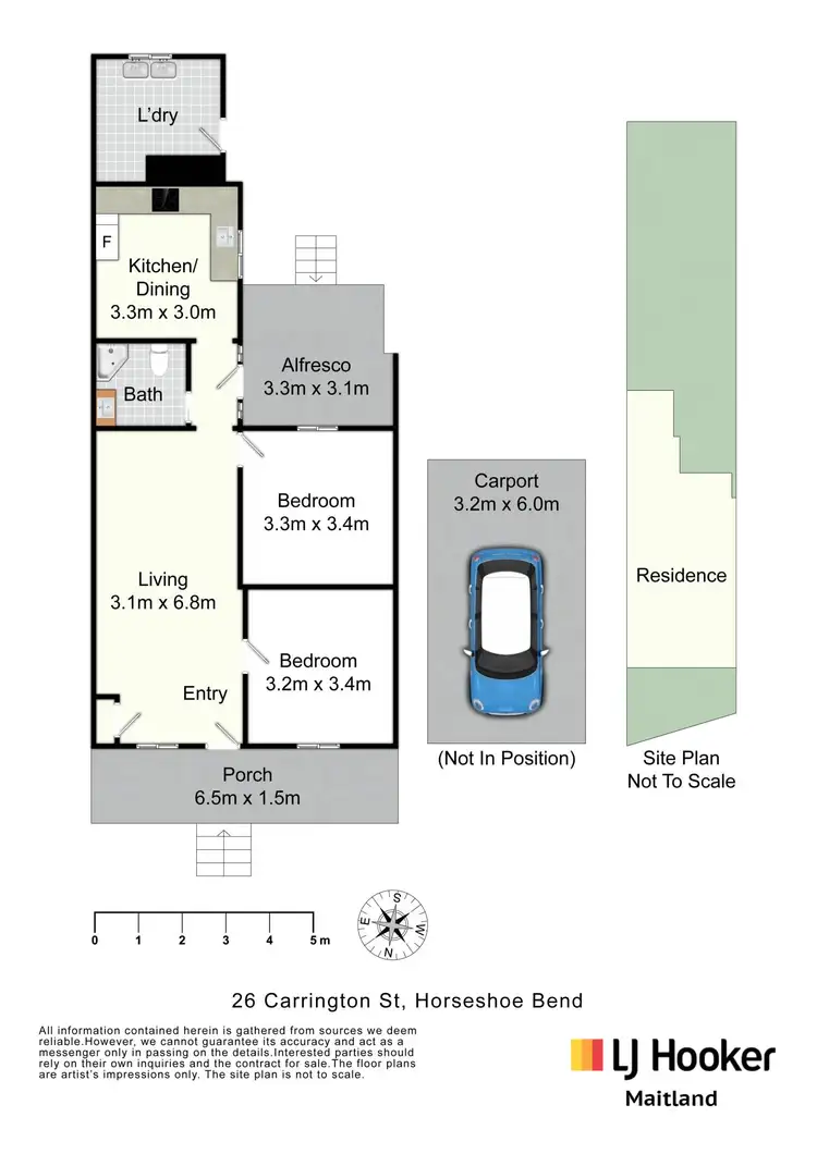 Floorplan of Homely house listing, 26 Carrington Street, Horseshoe Bend NSW 2320