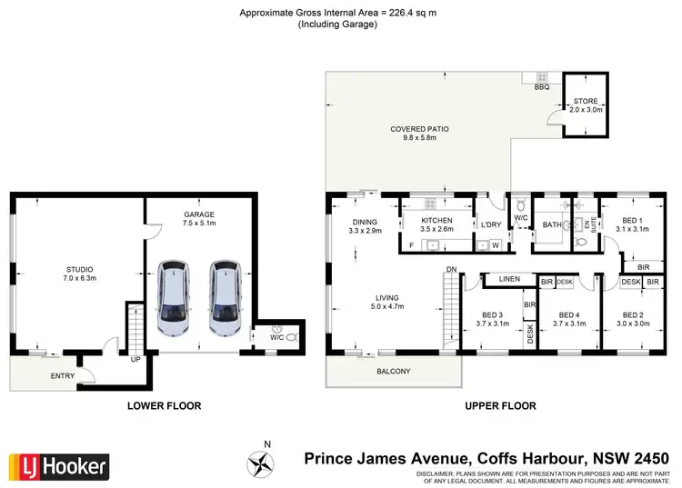 Floorplan of Homely house listing, 66 Prince James Avenue, Coffs Harbour NSW 2450