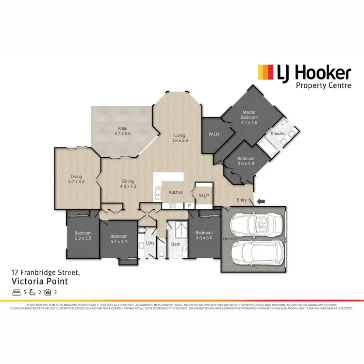 Floorplan of Homely house listing, 17 Franbridge Place, Victoria Point QLD 4165