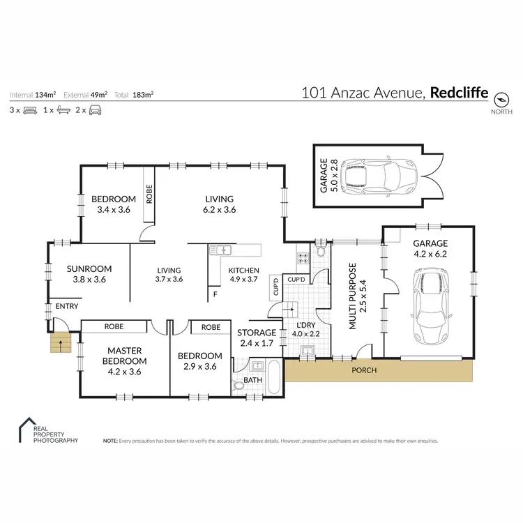 Floorplan of Homely house listing, 101 Anzac Avenue, Redcliffe QLD 4020