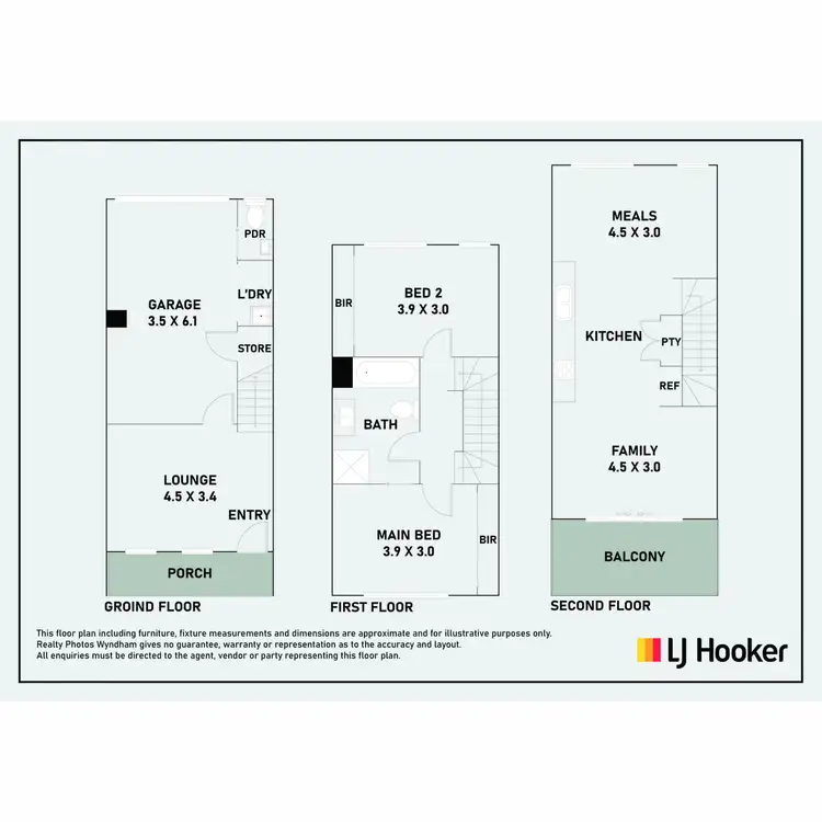 Floorplan of Homely townhouse listing, 21 Matilda Avenue, Wollert VIC 3750