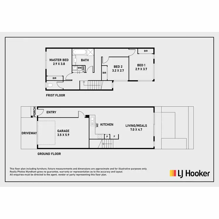 Floorplan of Homely townhouse listing, 4 Chanticleer Drive, Mernda VIC 3754