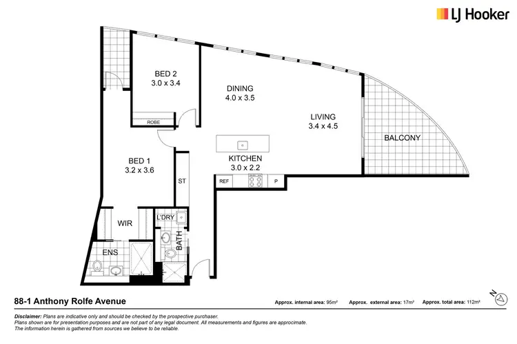 Floorplan of Homely other listing, 88/1 Anthony Rolfe Avenue, Gungahlin ACT 2912