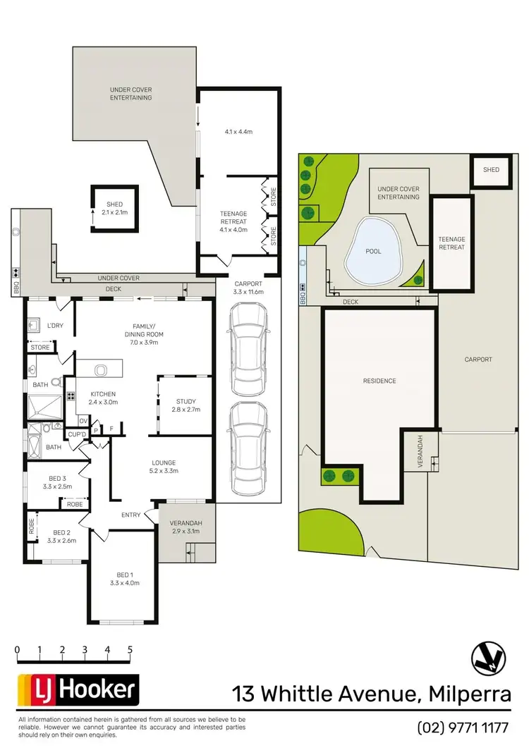 Floorplan of Homely house listing, 13 Whittle Avenue, Milperra NSW 2214