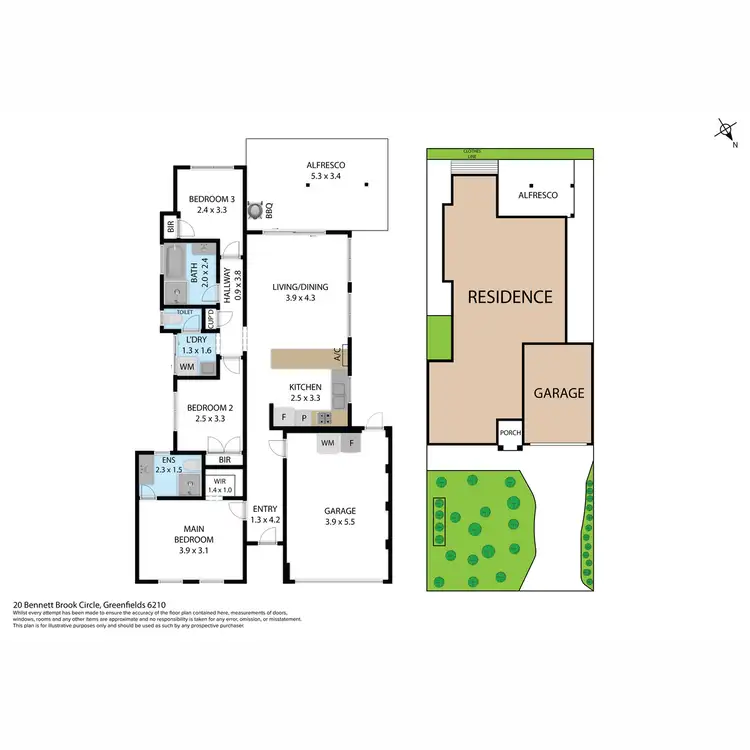 Floorplan of Homely house listing, 20 Bennett Brook Circle, Greenfields WA 6210