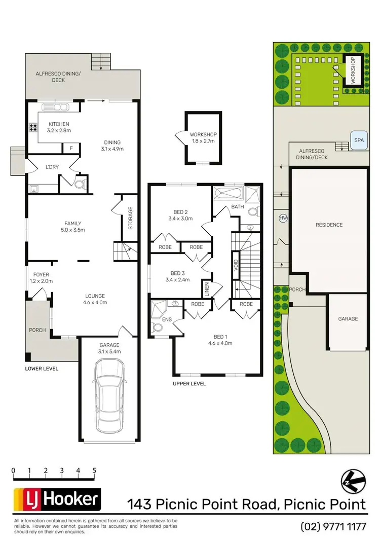Floorplan of Homely semi-detached listing, 143 Picnic Point Road, Picnic Point NSW 2213