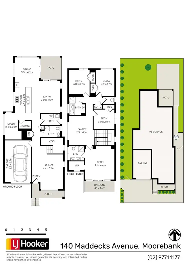 Floorplan of Homely house listing, 140 Maddecks Avenue, Moorebank NSW 2170