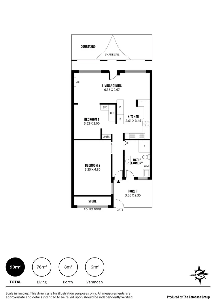 Floorplan of Homely unit listing, 10/7 Mooloola Way, West Lakes Shore SA 5020