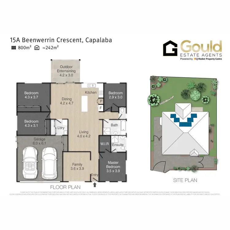 Floorplan of Homely house listing, 15a Beenwerrin Crescent, Capalaba QLD 4157