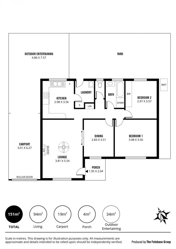 Floorplan of Homely unit listing, 3/10 Minna Terrace, Semaphore Park SA 5019