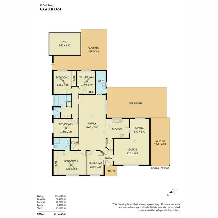 Floorplan of Homely house listing, 11 Cork Road, Gawler East SA 5118