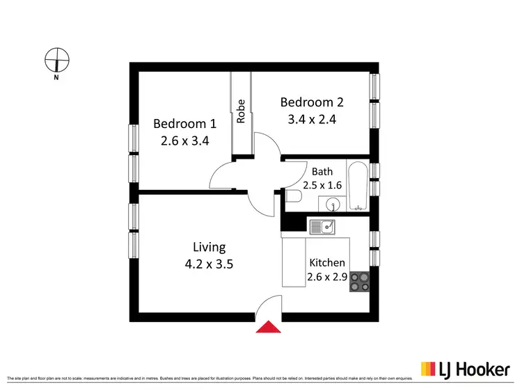 Floorplan of Homely apartment listing, 19/3 Waddell Place, Curtin ACT 2605