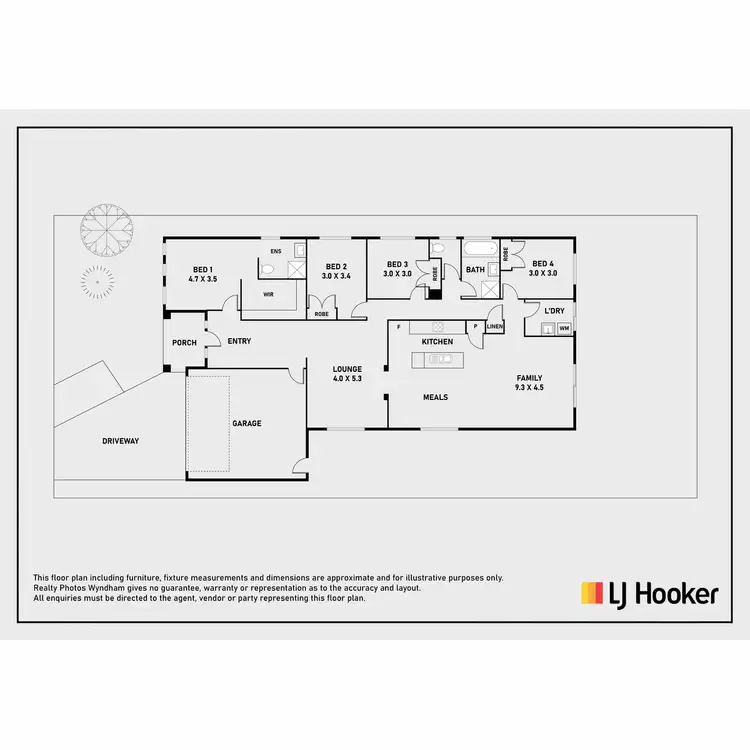 Floorplan of Homely house listing, 6 Misqa Avenue, Point Cook VIC 3030
