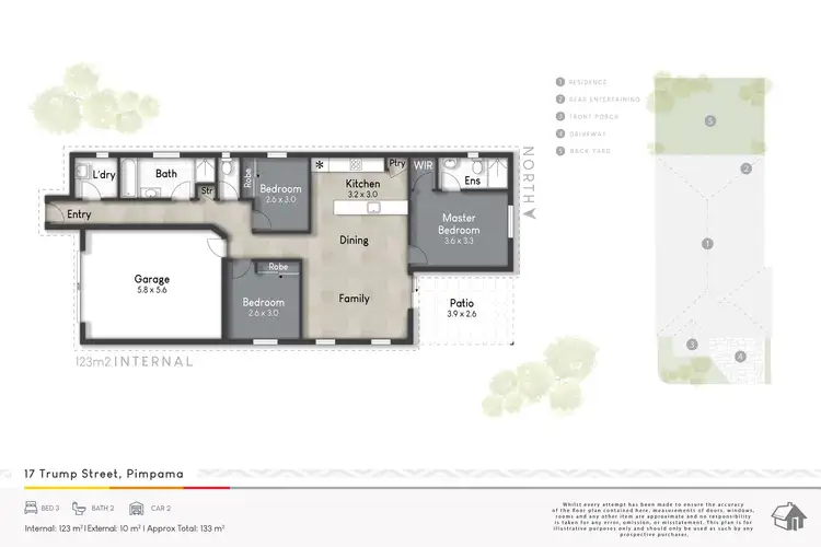 Floorplan of Homely house listing, 17 Trump Street, Pimpama QLD 4209