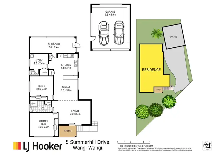 Floorplan of Homely house listing, 5 Summerhill Drive, Wangi Wangi NSW 2267