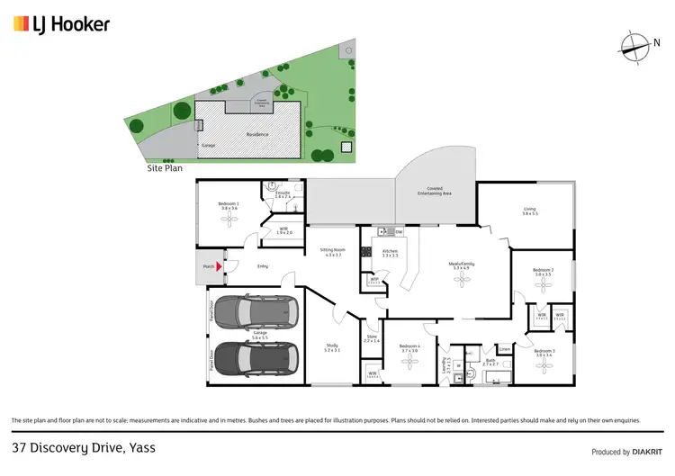 Floorplan of Homely house listing, 37 Discovery Drive, Yass NSW 2582