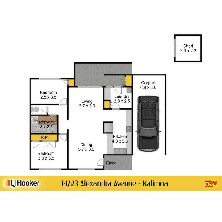 Floorplan of Homely unit listing, 14/23 Alexandra Avenue, Kalimna VIC 3909