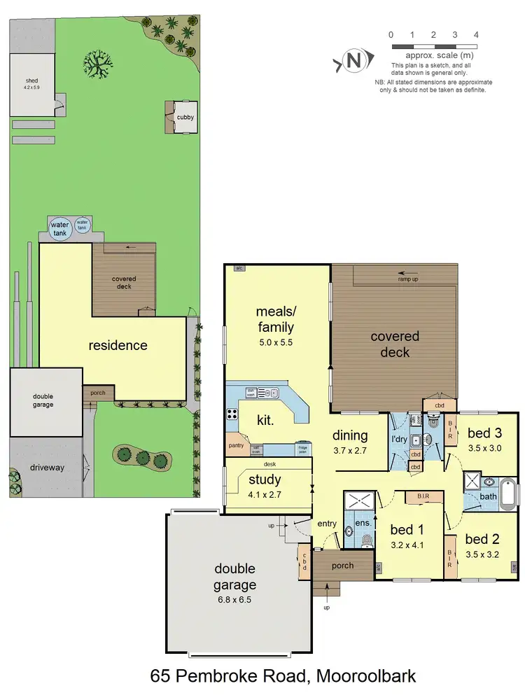 Floorplan of Homely house listing, 65 Pembroke Road, Mooroolbark VIC 3138