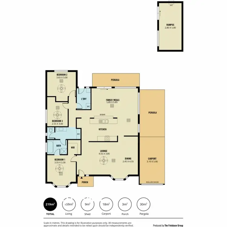 Floorplan of Homely house listing, 60 Fairbanks Drive, Paralowie SA 5108