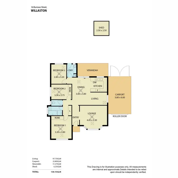 Floorplan of Homely house listing, 16 Burrows Street, Willaston SA 5118