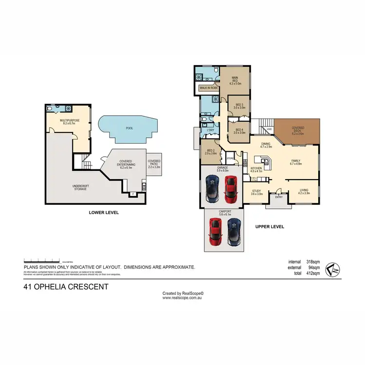 Floorplan of Homely house listing, 41 Ophelia Crescent, Eatons Hill QLD 4037