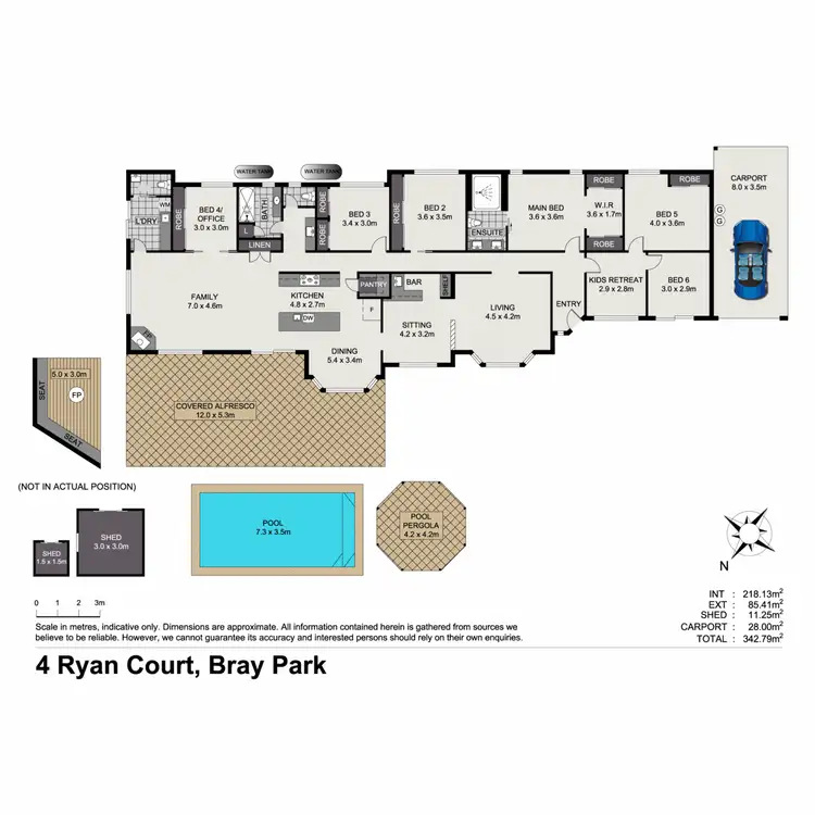 Floorplan of Homely house listing, 4 Ryan Court, Bray Park QLD 4500