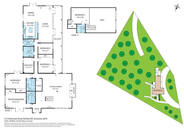 Floorplan of Homely house listing, 273 Aldersyde Road, Bickley WA 6076