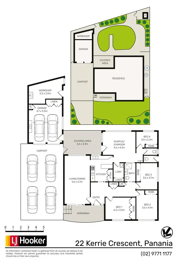Floorplan of Homely house listing, 22 Kerrie Crescent, Panania NSW 2213