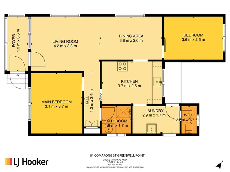 Floorplan of Homely house listing, 81 Comarong Street, Greenwell Point NSW 2540