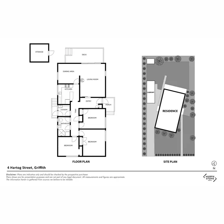 Floorplan of Homely house listing, 4 Hartog Street, Griffith ACT 2603