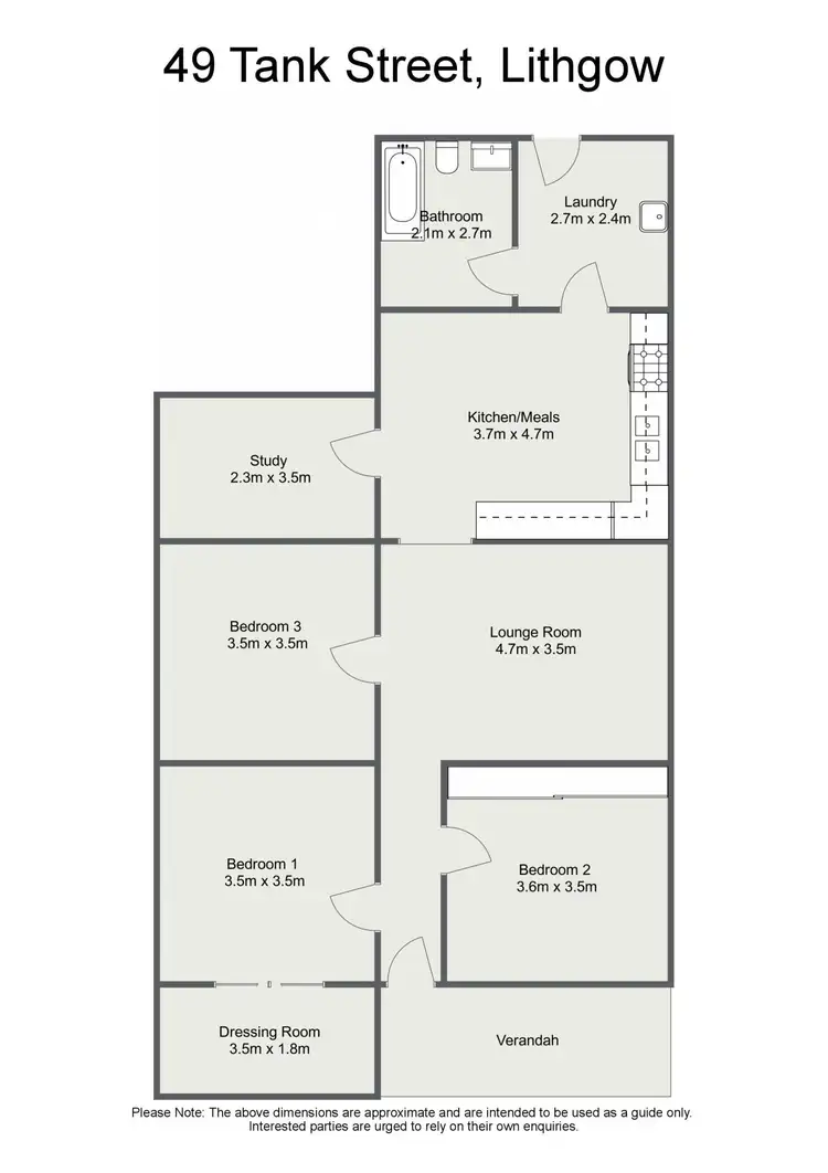 Floorplan of Homely house listing, 49 Tank Street, Lithgow NSW 2790