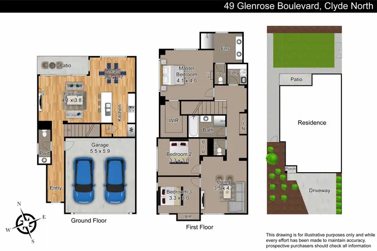 Floorplan of Homely house listing, 49 Glenrose Boulevard, Clyde North VIC 3978