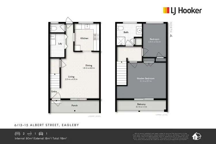 Floorplan of Homely unit listing, 6/13-15 Albert Street, Eagleby QLD 4207