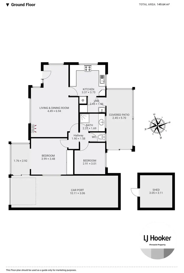 Floorplan of Homely house listing, Unit 2/3A Shenstone Place, Montrose TAS 7010