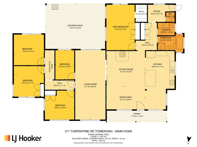 Floorplan of Homely rural property listing, 271 Turpentine Road, Tomerong NSW 2540