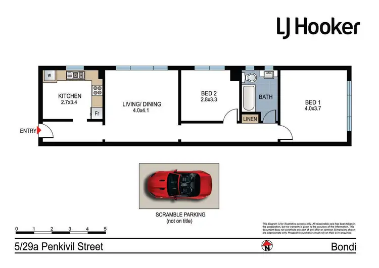 Floorplan of Homely apartment listing, 5/29A Penkivil Street, Bondi NSW 2026