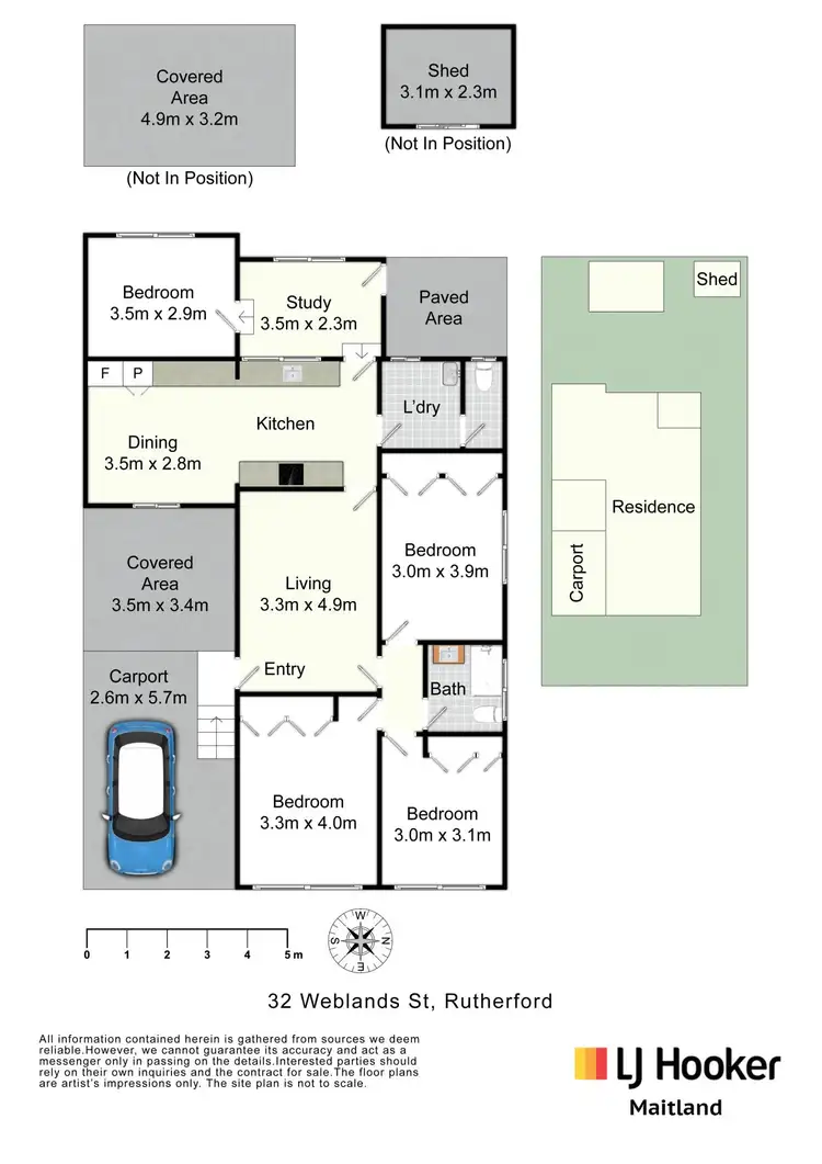 Floorplan of Homely house listing, 32 Weblands Street, Rutherford NSW 2320