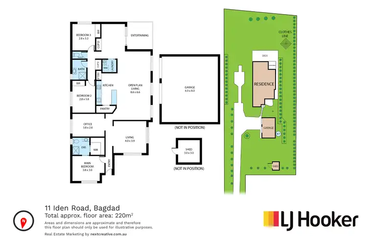 Floorplan of Homely house listing, 11 Iden Road, Bagdad TAS 7030