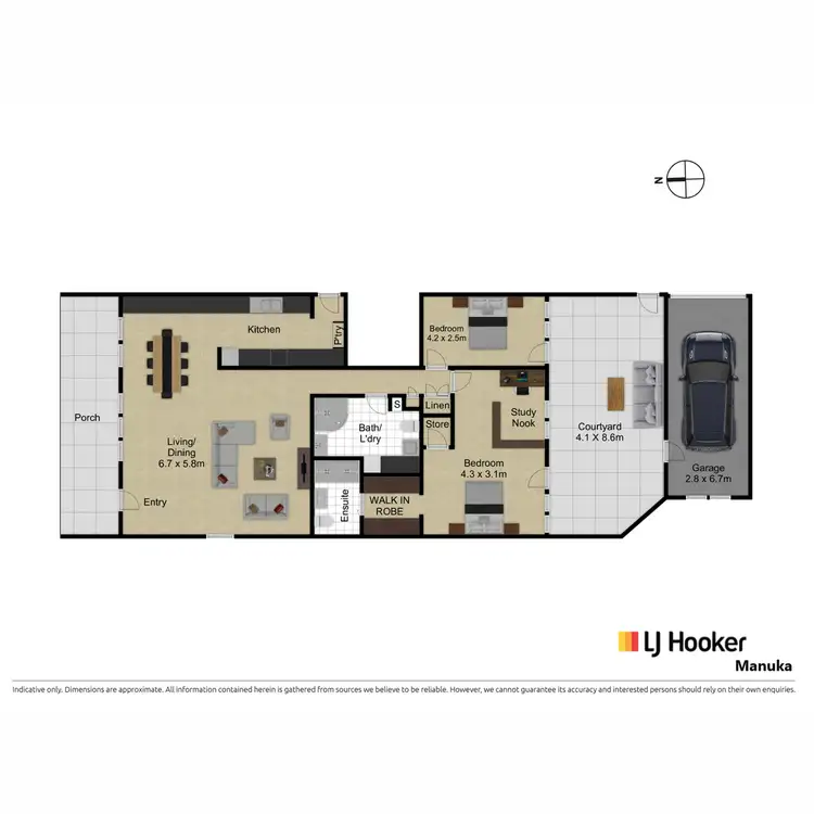 Floorplan of Homely apartment listing, 26/3 Allambee Street, Reid ACT 2612