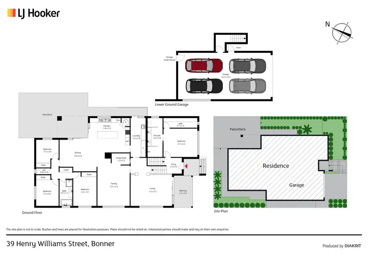 Floorplan of Homely house listing, 39 Henry Williams Street, Bonner ACT 2914