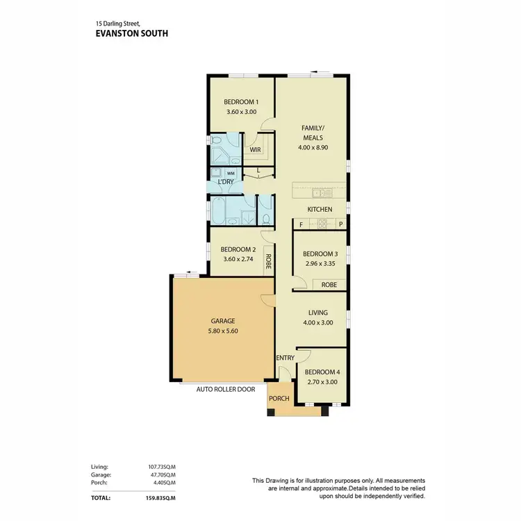 Floorplan of Homely house listing, 15 Darling Street, Evanston South SA 5116