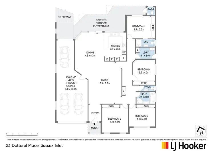 Floorplan of Homely house listing, 23 Dotterel Place, Sussex Inlet NSW 2540