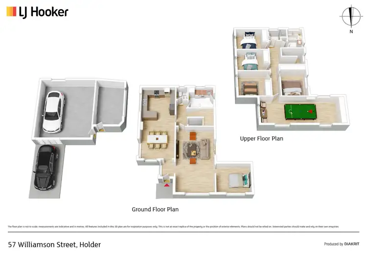 Floorplan of Homely house listing, 57 Williamson Street, Holder ACT 2611