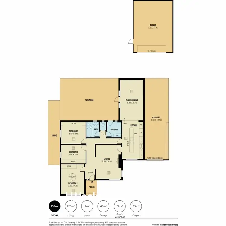 Floorplan of Homely house listing, 53 Goodall Crescent, Salisbury SA 5108