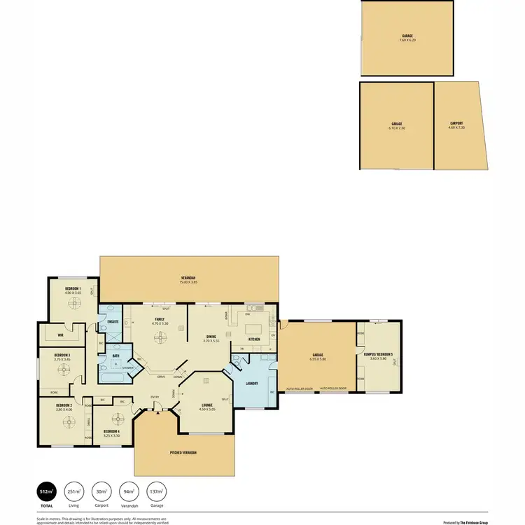 Floorplan of Homely house listing, 132 Green Valley Drive, Greenwith SA 5125