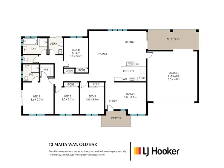 Floorplan of Homely house listing, 12 Maita Way, Old Bar NSW 2430