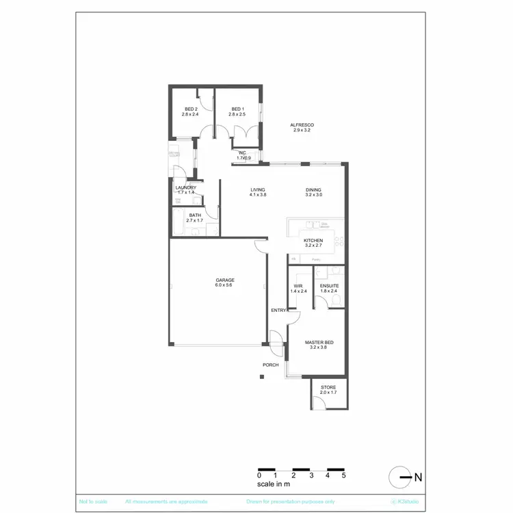 Floorplan of Homely villa listing, 38c Almurta Way, Nollamara WA 6061