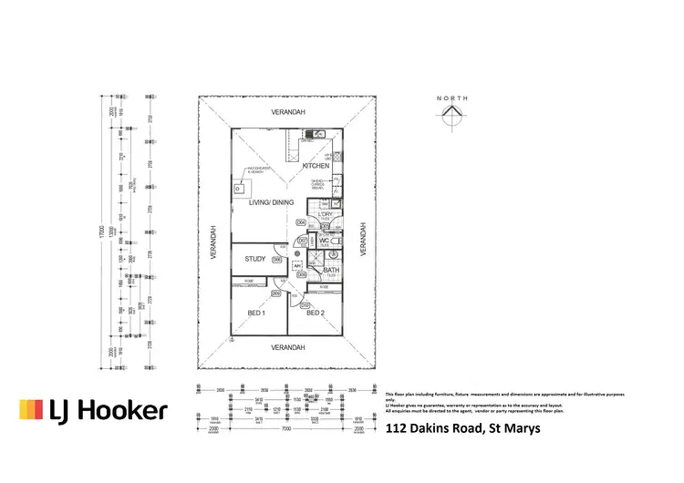 Floorplan of Homely house listing, 112 Dakins Road, St Marys TAS 7215