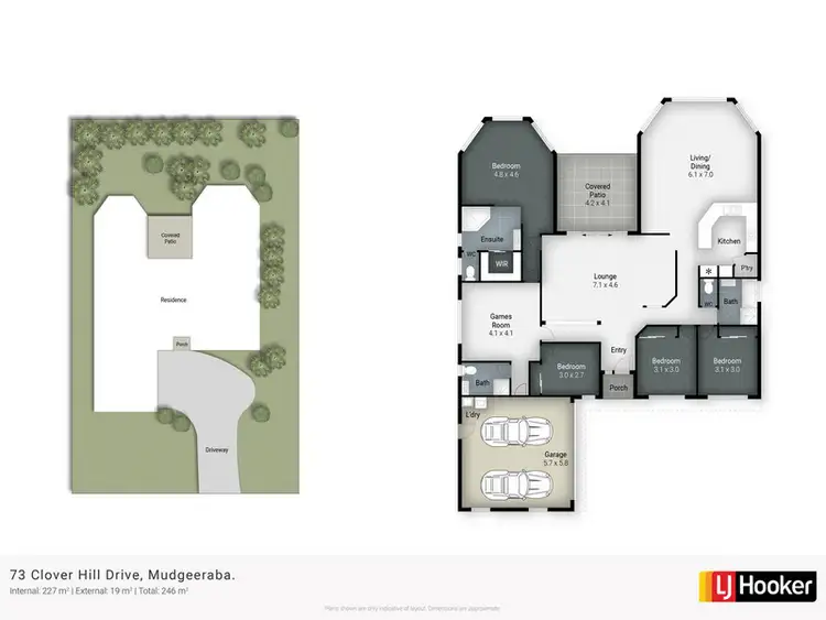 Floorplan of Homely house listing, 73 Clover Hill Drive, Mudgeeraba QLD 4213