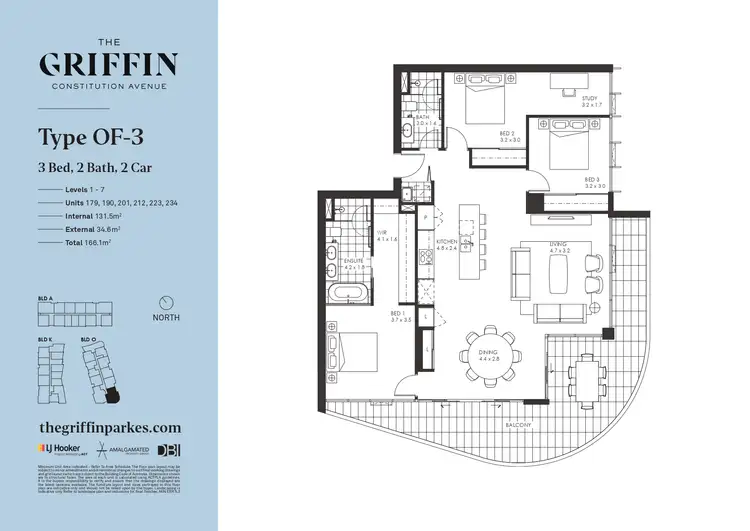 Floorplan of Homely unit listing, 212/44 Constitution Avenue, Campbell ACT 2612